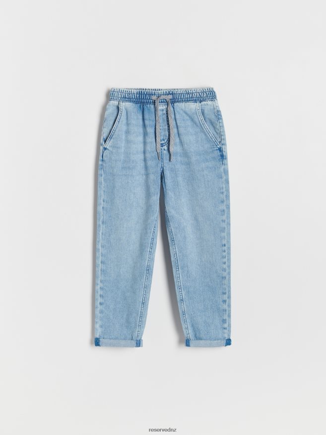Reserved Boys Classic Denim Wide Leg Trousers P6H08T2147 Apparel Blue