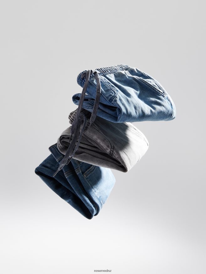 Reserved Boys Classic Denim Wide Leg Trousers P6H08T2203 Apparel Light Grey