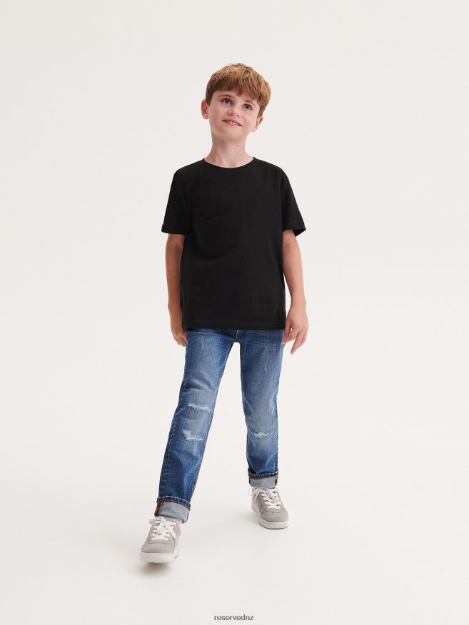 Reserved Boys Distressed Slim Jeans P6H08T2064 Apparel Blue