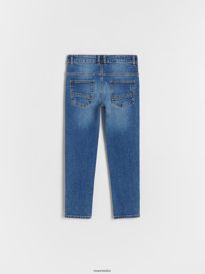 Reserved Boys Distressed Slim Jeans P6H08T2064 Apparel Blue