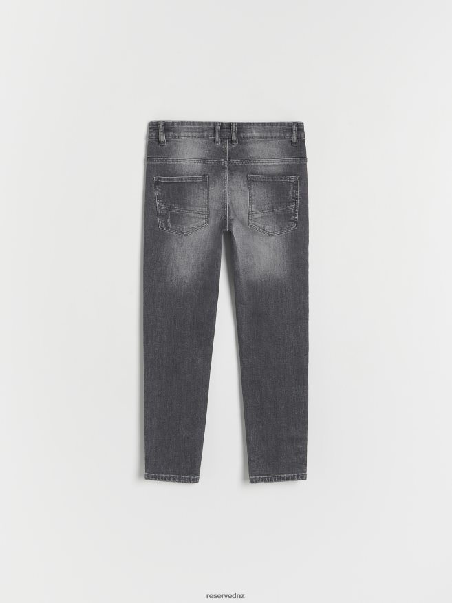 Reserved Boys Distressed Slim Jeans P6H08T2163 Apparel Grey