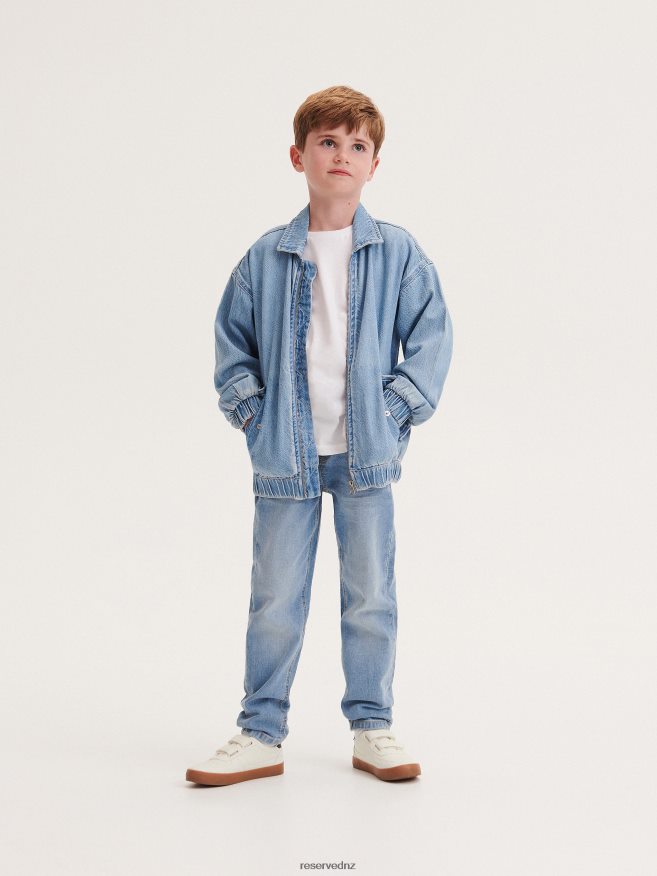 Reserved Boys Elastic Carrot Jeans P6H08T2125 Apparel Blue