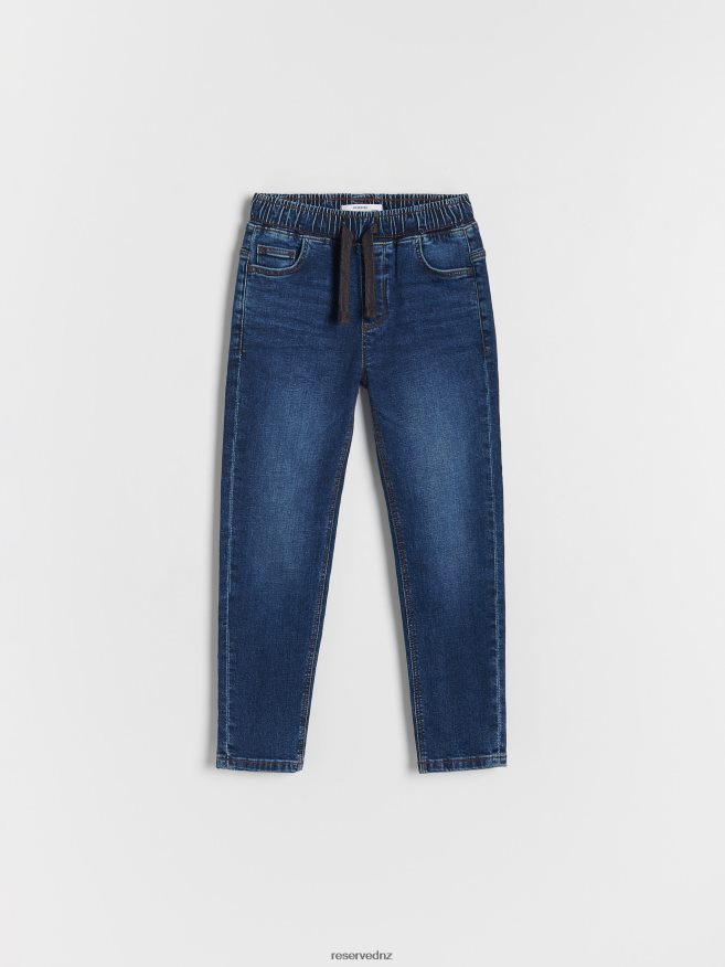 Reserved Boys Elastic Carrot Jeans P6H08T2127 Apparel Navy