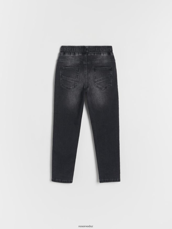 Reserved Boys Elastic Carrot Jeans P6H08T2169 Apparel Black