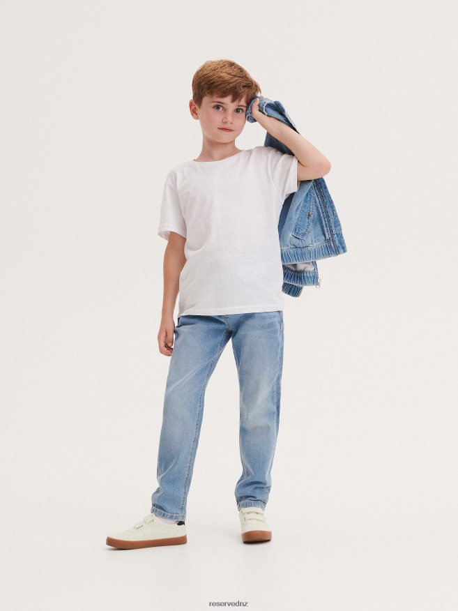 Reserved Boys Elastic Carrot Jeans P6H08T2192 Apparel Blue