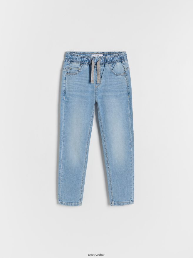 Reserved Boys Elastic Carrot Jeans P6H08T2192 Apparel Blue