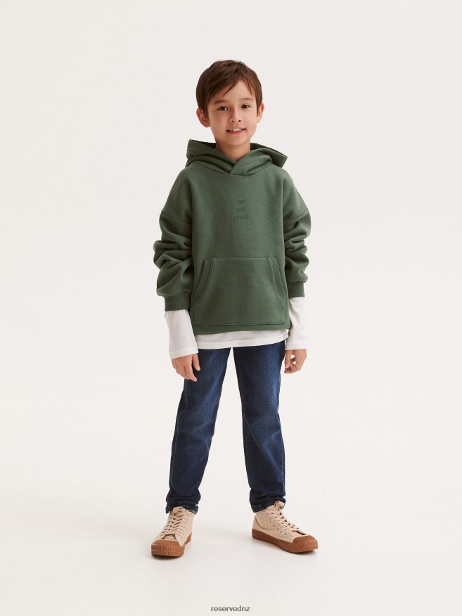 Reserved Boys Elastic Carrot Jeans P6H08T2193 Apparel Navy