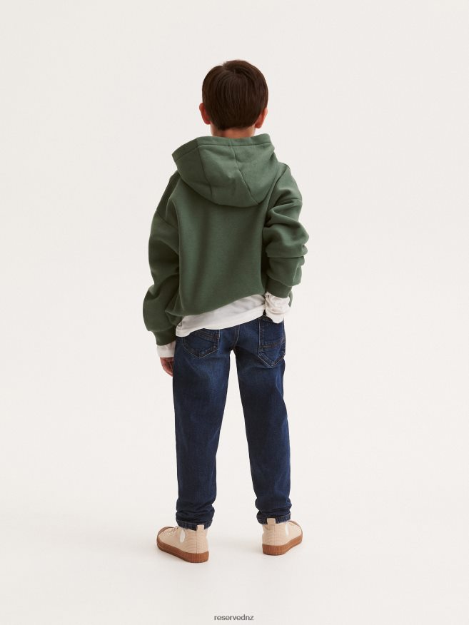 Reserved Boys Elastic Carrot Jeans P6H08T2193 Apparel Navy