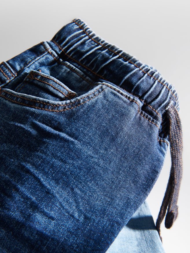 Reserved Boys Elastic Carrot Jeans P6H08T2205 Apparel Navy