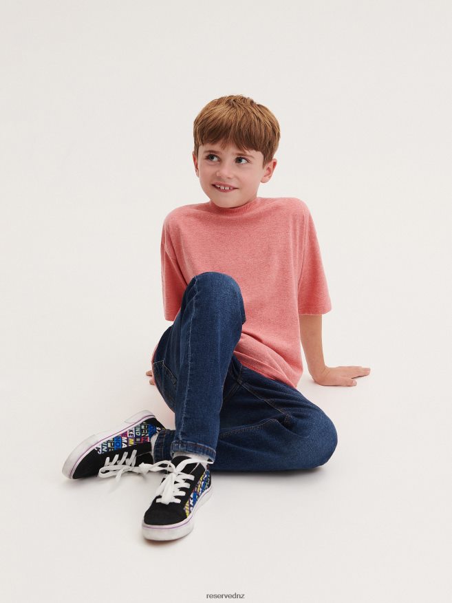 Reserved Boys Elastic Carrot Jeans P6H08T2205 Apparel Navy