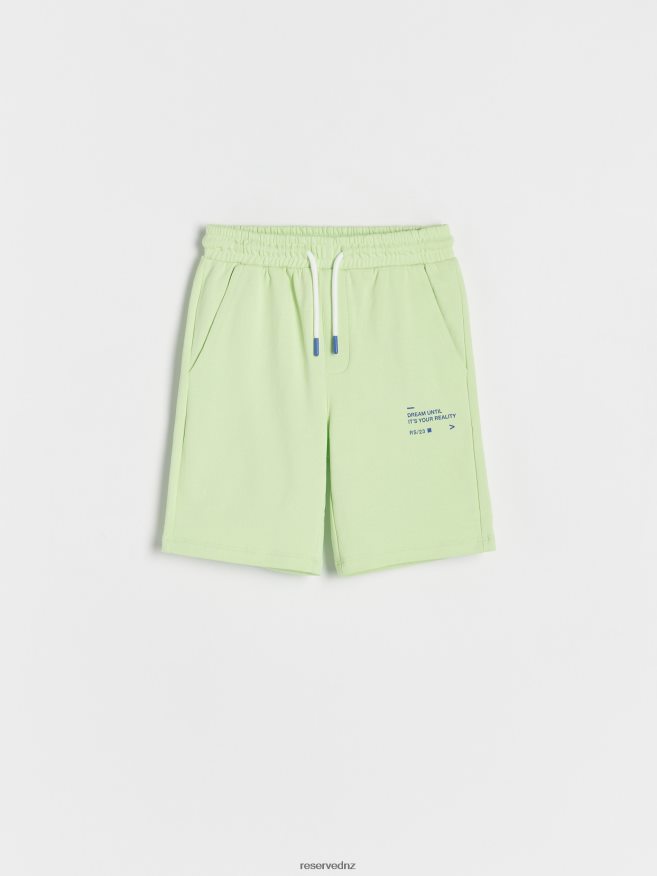 Reserved Boys Bermuda Shorts P6H08T2220 Apparel Pale Green