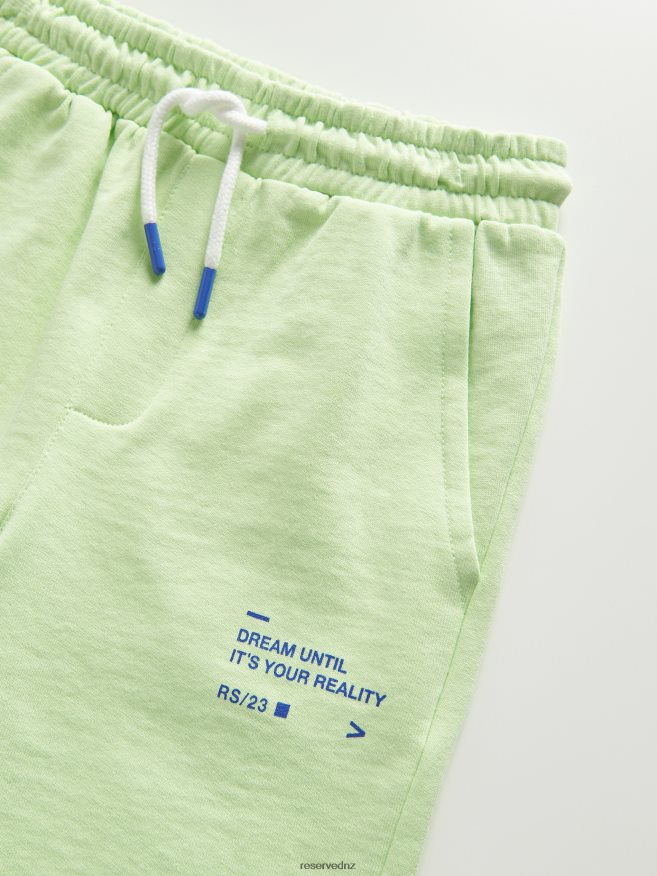 Reserved Boys Bermuda Shorts P6H08T2220 Apparel Pale Green