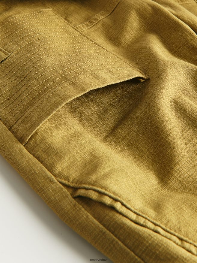 Reserved Boys Carrot Trousers P6H08T2214 Apparel Light Olive