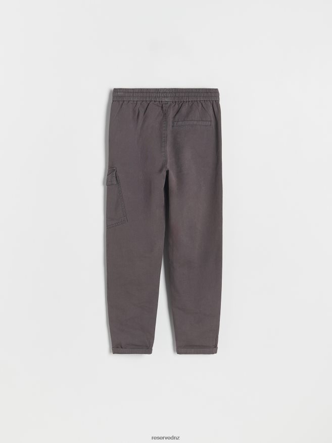 Reserved Boys Chino Trousers P6H08T2066 Apparel Dark Grey
