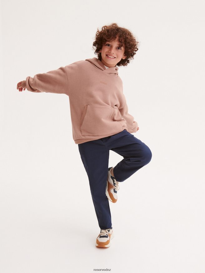Reserved Boys Classic Chino Trousers P6H08T2195 Apparel Navy