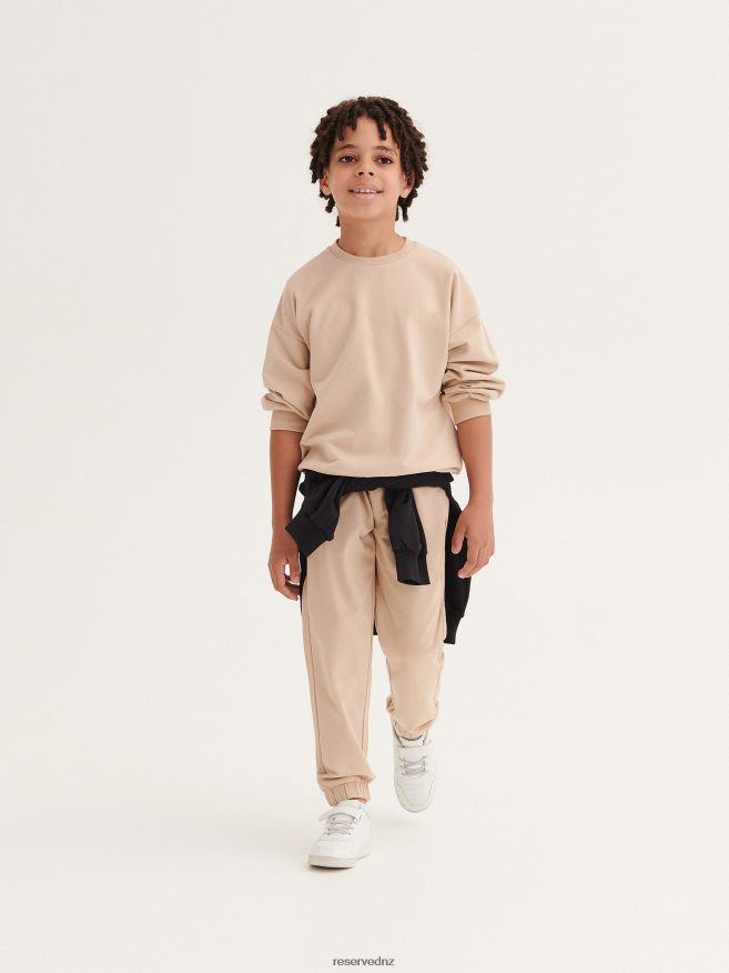 Reserved Boys Jogger Sweatpants P6H08T2022 Apparel Beige