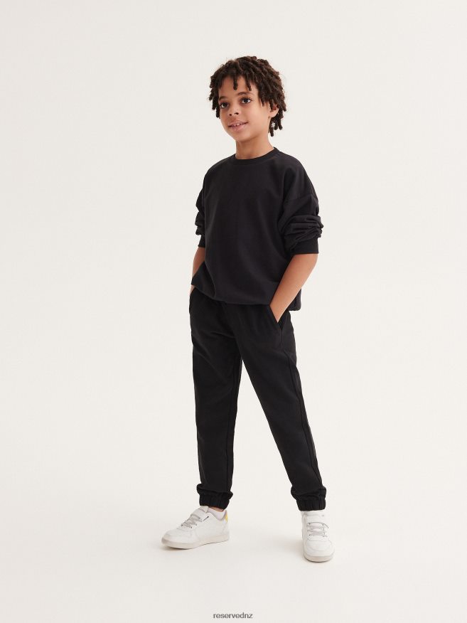 Reserved Boys Jogger Sweatpants P6H08T2023 Apparel Black