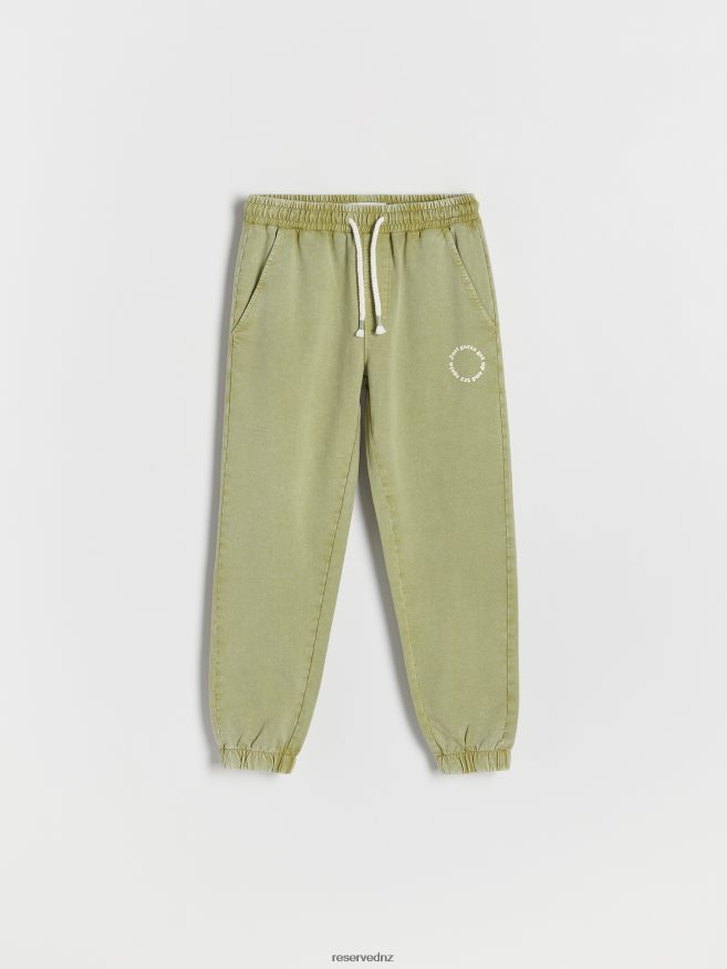Reserved Boys Jogger Sweatpants P6H08T2047 Apparel Olive