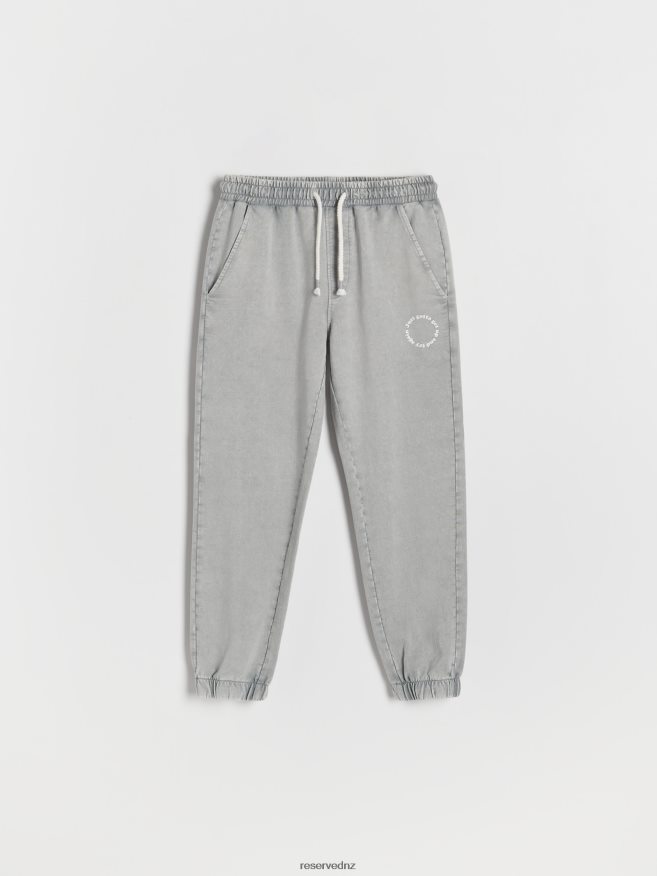 Reserved Boys Jogger Sweatpants P6H08T2103 Apparel Light Grey