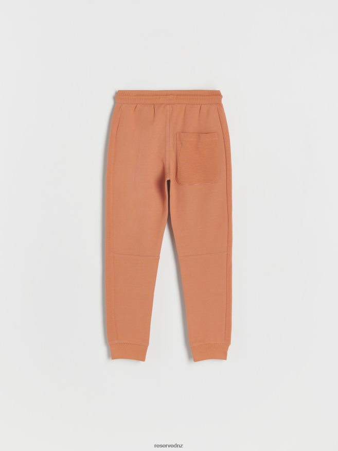 Reserved Boys Jogger Sweatpants P6H08T2211 Apparel Golden Brown