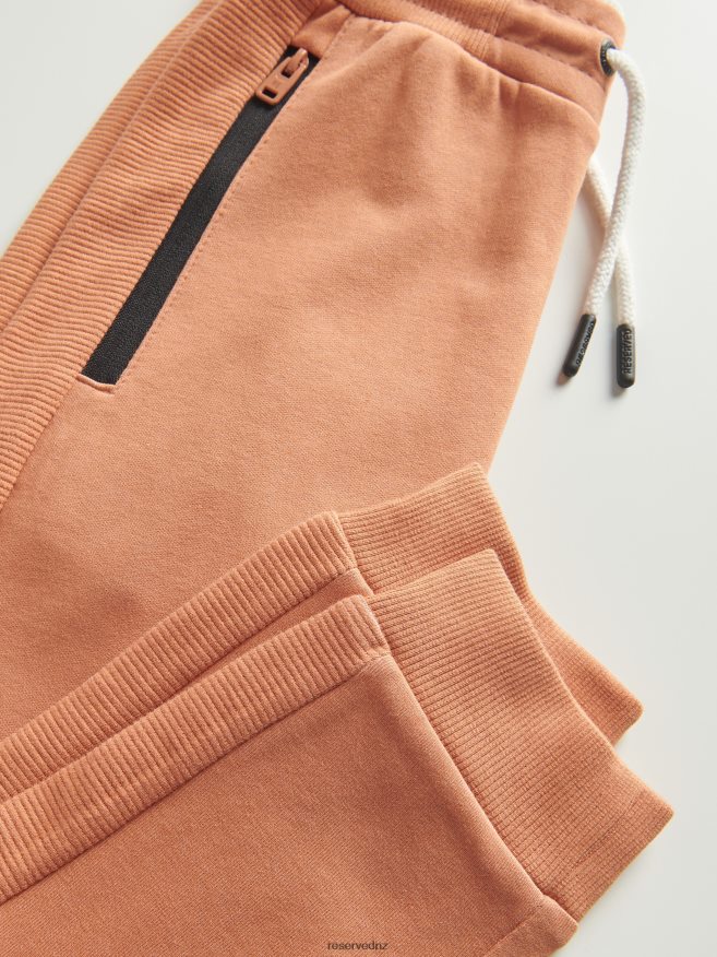 Reserved Boys Jogger Sweatpants P6H08T2211 Apparel Golden Brown