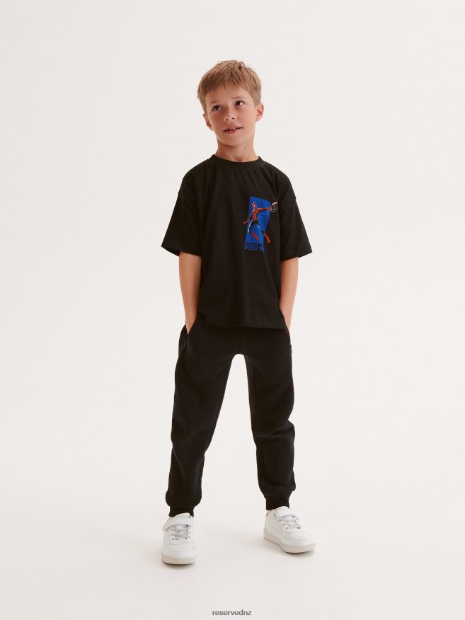 Reserved Boys Jogger Tracksuit Bottoms P6H08T2044 Apparel Black