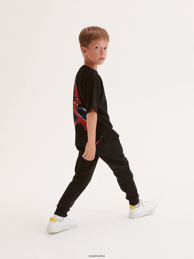 Reserved Boys Jogger Tracksuit Bottoms P6H08T2044 Apparel Black