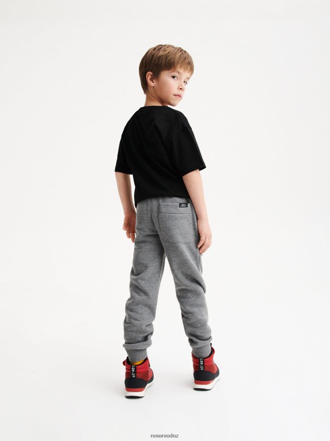 Reserved Boys Jogger Tracksuit Bottoms P6H08T2049 Apparel Dark Grey