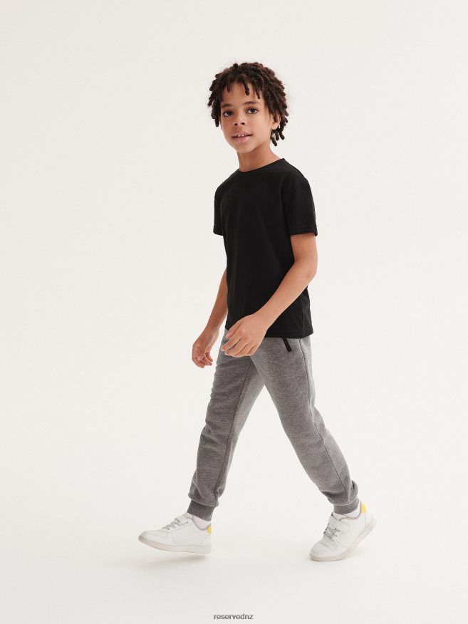 Reserved Boys Jogger Tracksuit Bottoms P6H08T2049 Apparel Dark Grey