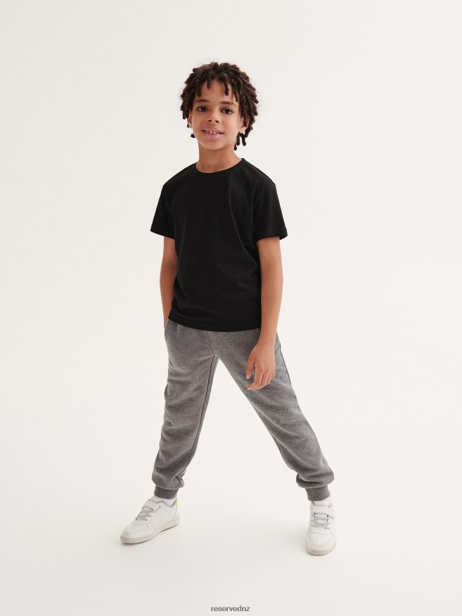 Reserved Boys Jogger Tracksuit Bottoms P6H08T2049 Apparel Dark Grey