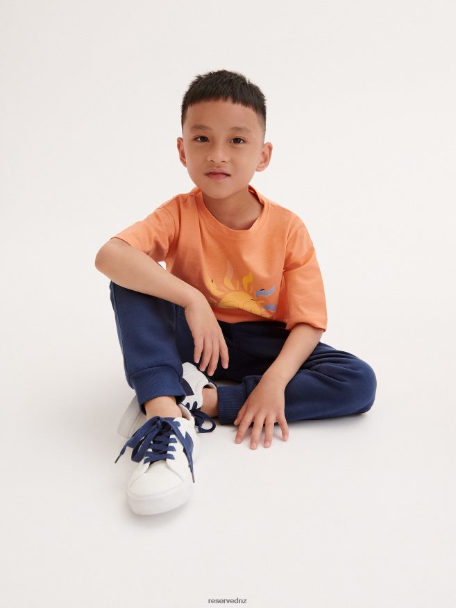 Reserved Boys Jogger Tracksuit Bottoms P6H08T2154 Apparel Navy