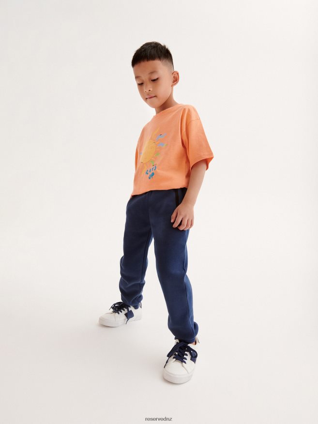 Reserved Boys Jogger Tracksuit Bottoms P6H08T2154 Apparel Navy