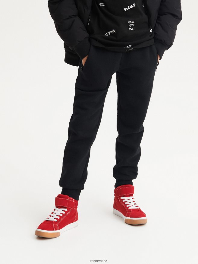 Reserved Boys Jogger Tracksuit Bottoms P6H08T2174 Apparel Black