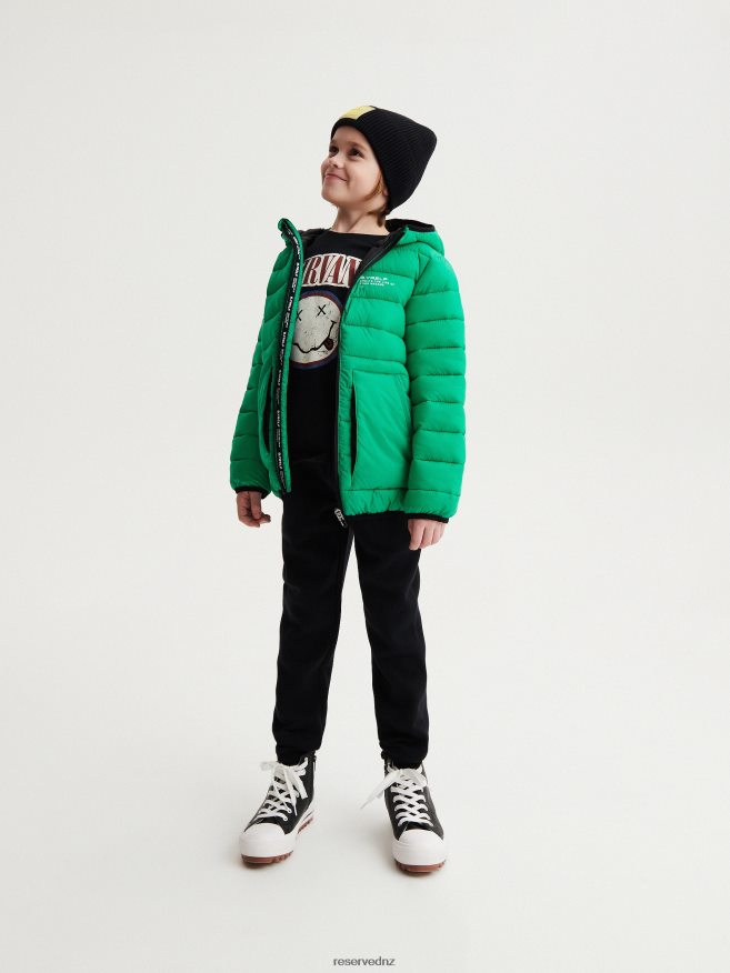 Reserved Boys Jogger Tracksuit Bottoms P6H08T2174 Apparel Black