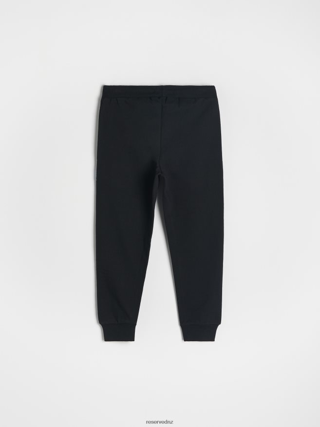 Reserved Boys Sonic Joggers P6H08T2215 Apparel Black