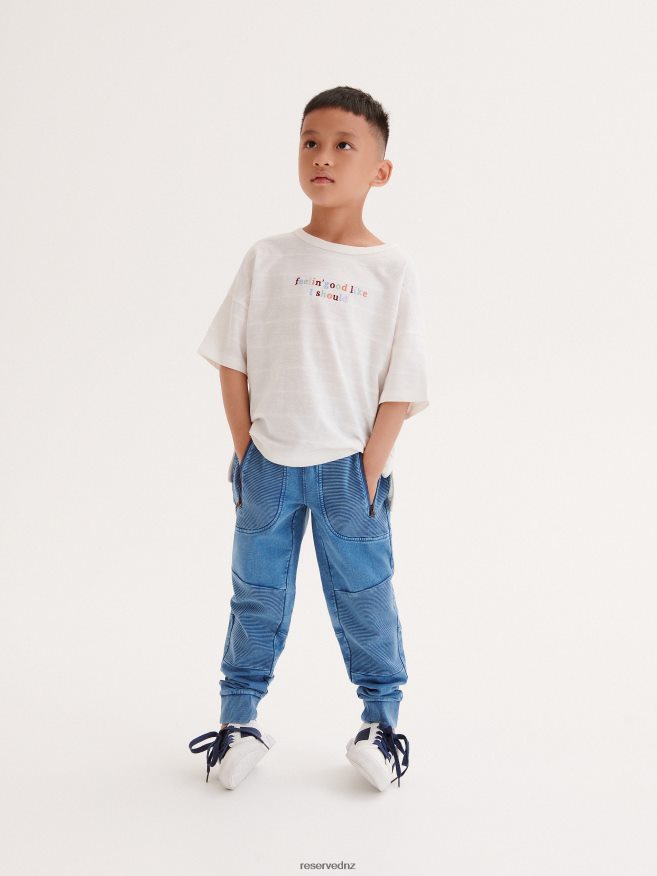 Reserved Boys Sweat Biker Joggers P6H08T2035 Apparel Navy