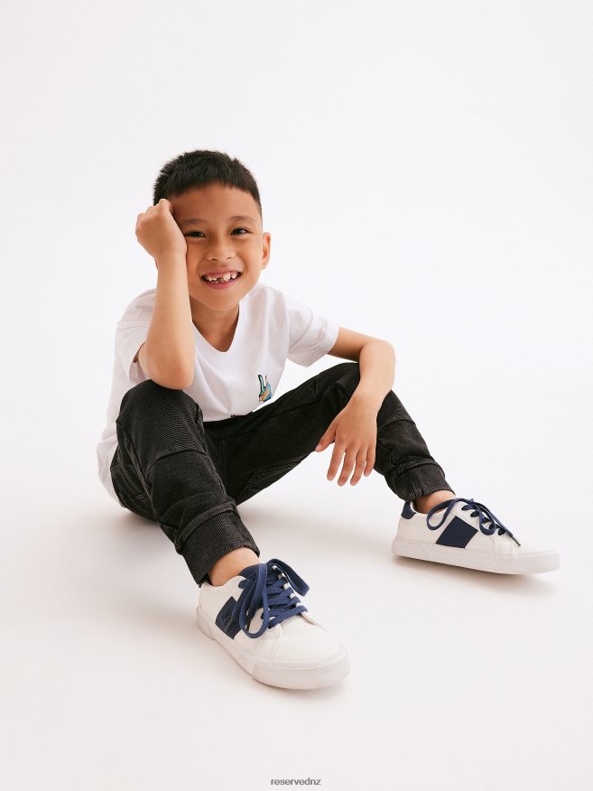 Reserved Boys Sweat Biker Joggers P6H08T2065 Apparel Black