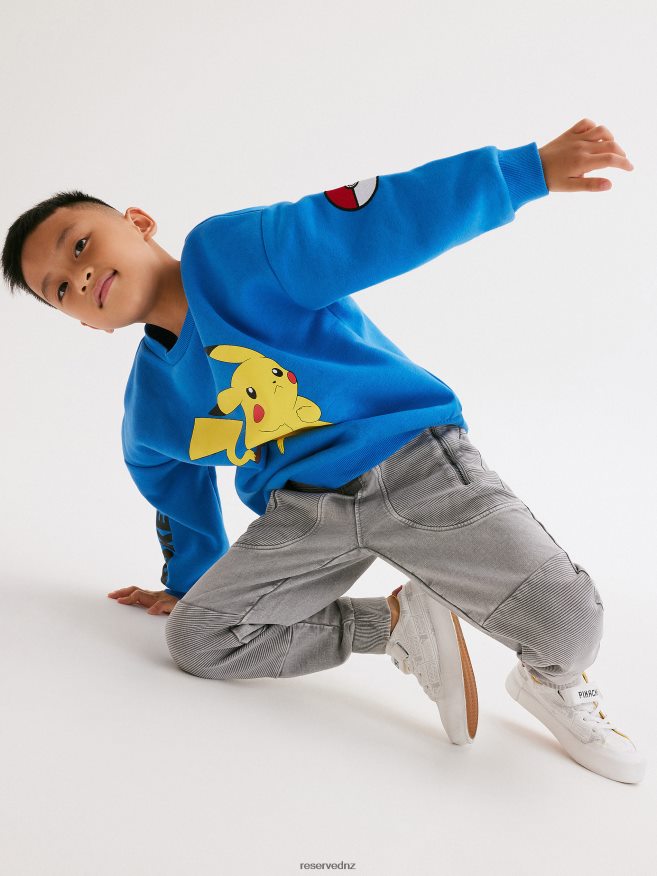 Reserved Boys Sweat Biker Joggers P6H08T2104 Apparel Light Grey