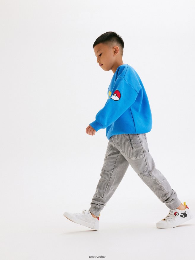 Reserved Boys Sweat Biker Joggers P6H08T2104 Apparel Light Grey