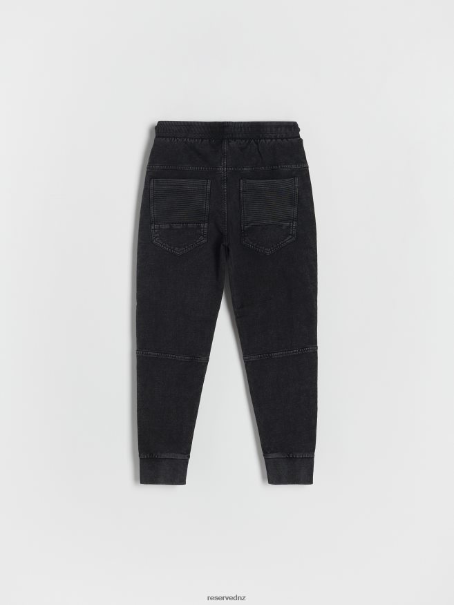 Reserved Boys Sweat Biker Joggers P6H08T2177 Apparel Black