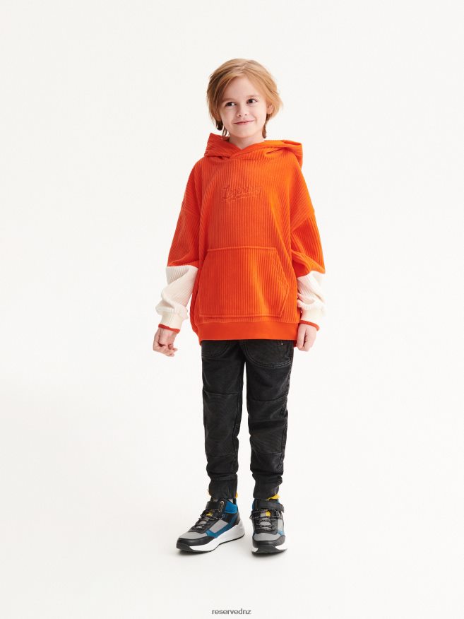 Reserved Boys Sweat Biker Joggers P6H08T2177 Apparel Black