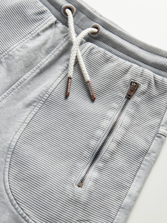 Reserved Boys Sweat Biker Joggers P6H08T2184 Apparel Light Grey