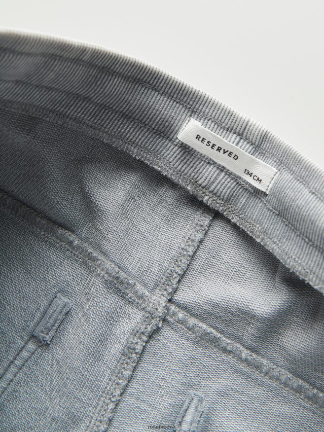 Reserved Boys Sweat Biker Joggers P6H08T2184 Apparel Light Grey