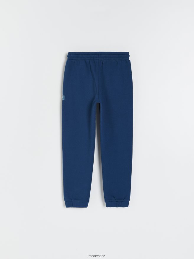 Reserved Boys Sweatpants With Patch P6H08T2032 Apparel Navy