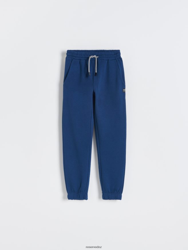 Reserved Boys Sweatpants With Patch P6H08T2099 Apparel Navy