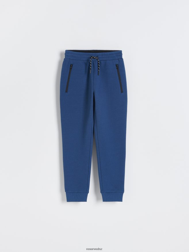 Reserved Boys Zipper Sweatpants P6H08T2043 Apparel Navy