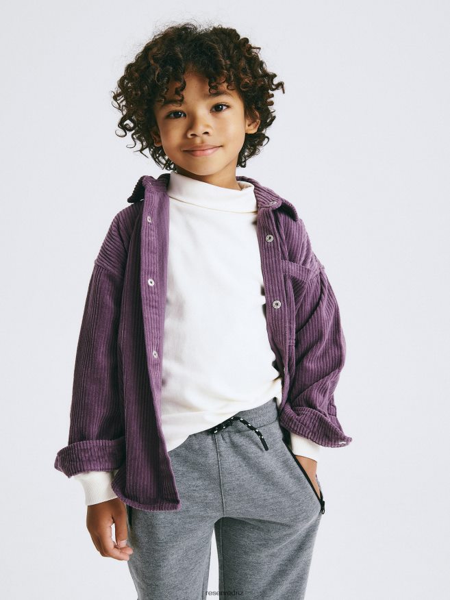 Reserved Boys Zipper Sweatpants P6H08T2071 Apparel Dark Grey