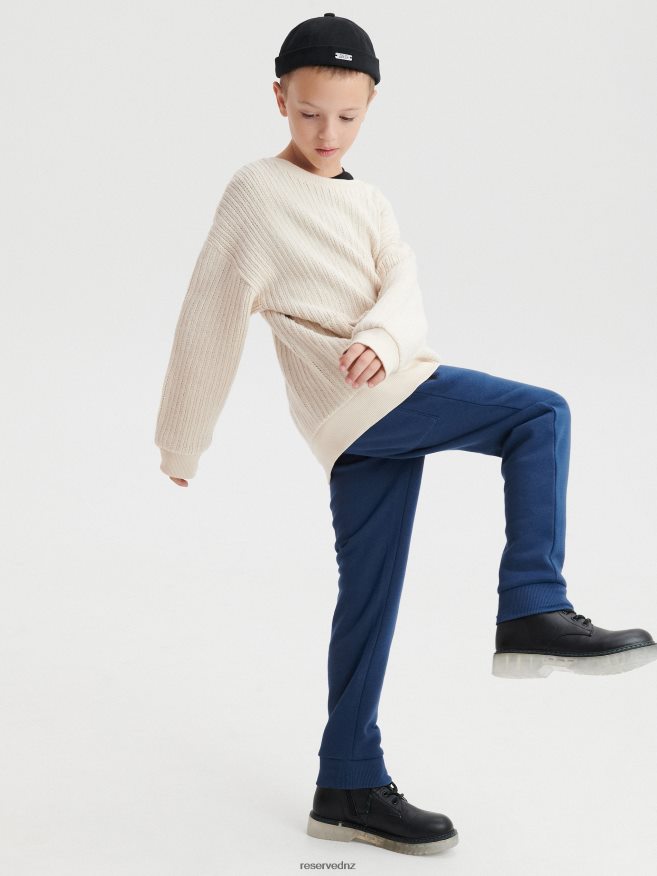 Reserved Boys Zipper Sweatpants P6H08T2173 Apparel Navy