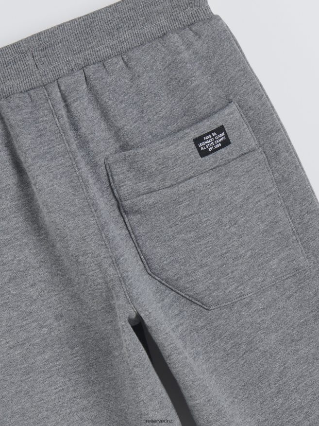 Reserved Boys Zipper Sweatpants P6H08T2178 Apparel Dark Grey