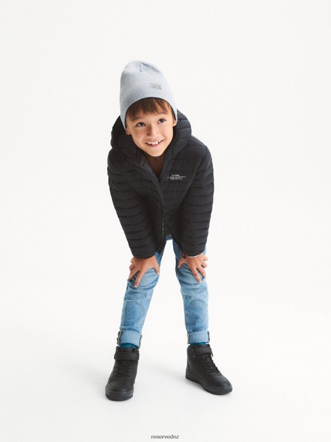 Reserved Boys High Ankle Sneakers P6H08T2133 Shoes Black